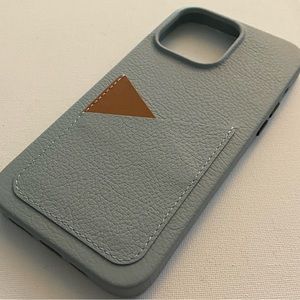 iPhone 14 pro max leather wallet case